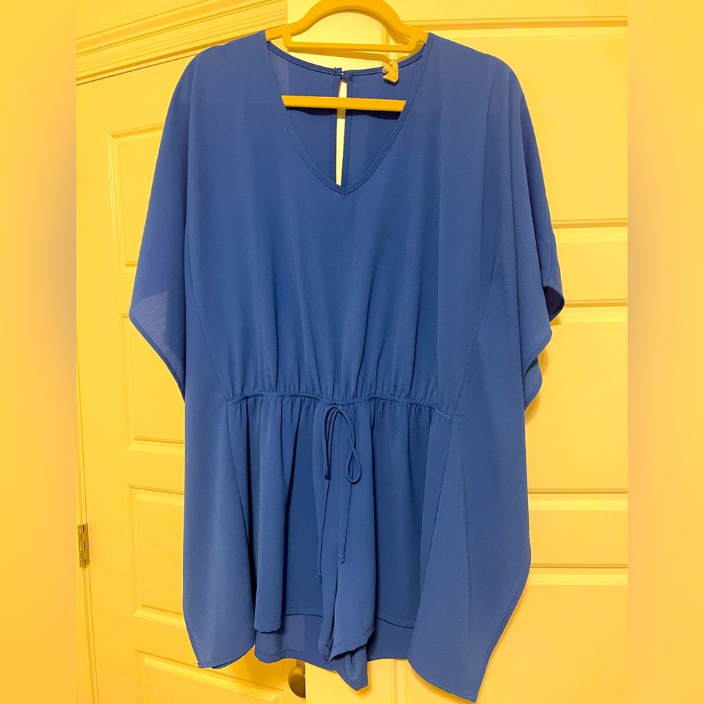 Royal blue romper
